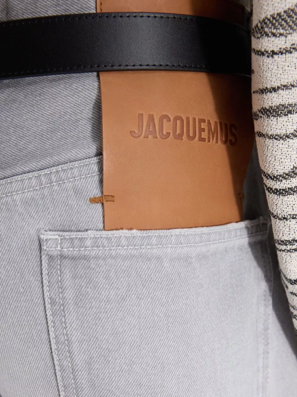 Find authentic products cheap Jacquemus Le De-Nimes Droit straight jeans Men 0116