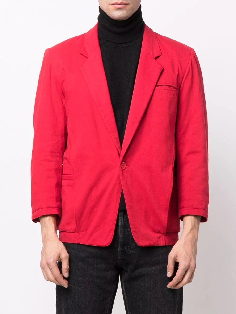 Find authentic products cheap Jacquemus notched lapels single-breasted jacket Men 0116