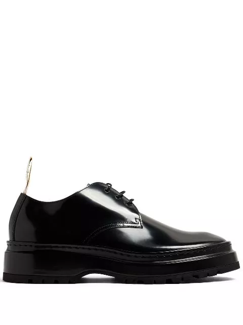 How to find cheap deals Jacquemus Les Derbies Pavane leather shoes Men 0123