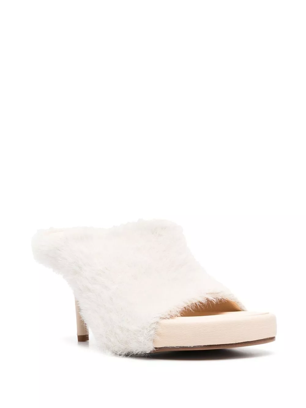 Best place to buy Jacquemus 100mm knitted square-toe mules Women 0124