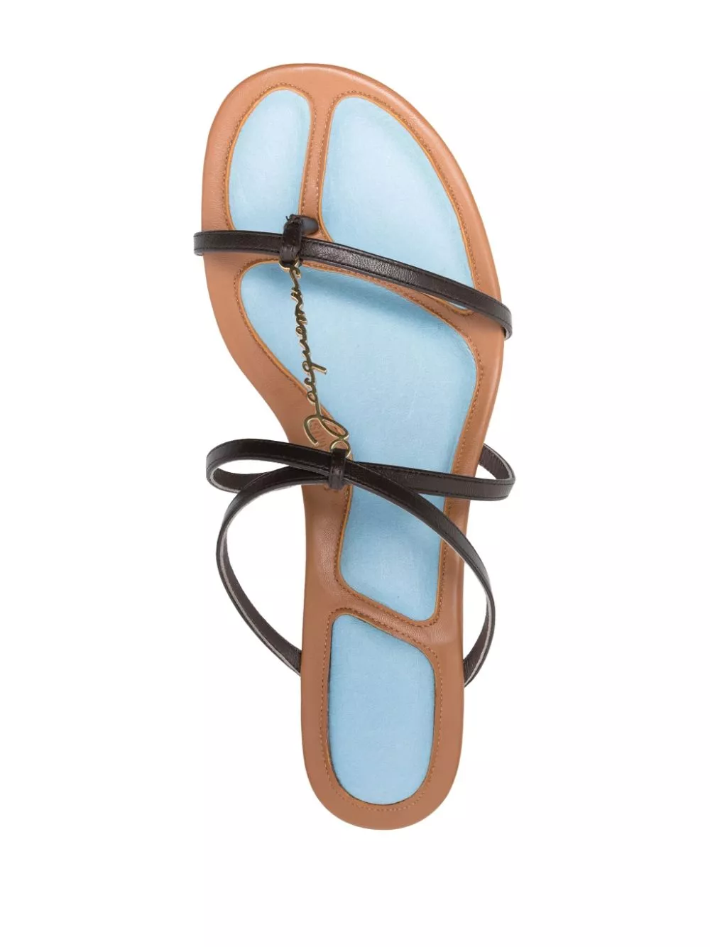 How to get cheap products Jacquemus Pralu 45mm leather sandals Women 0114