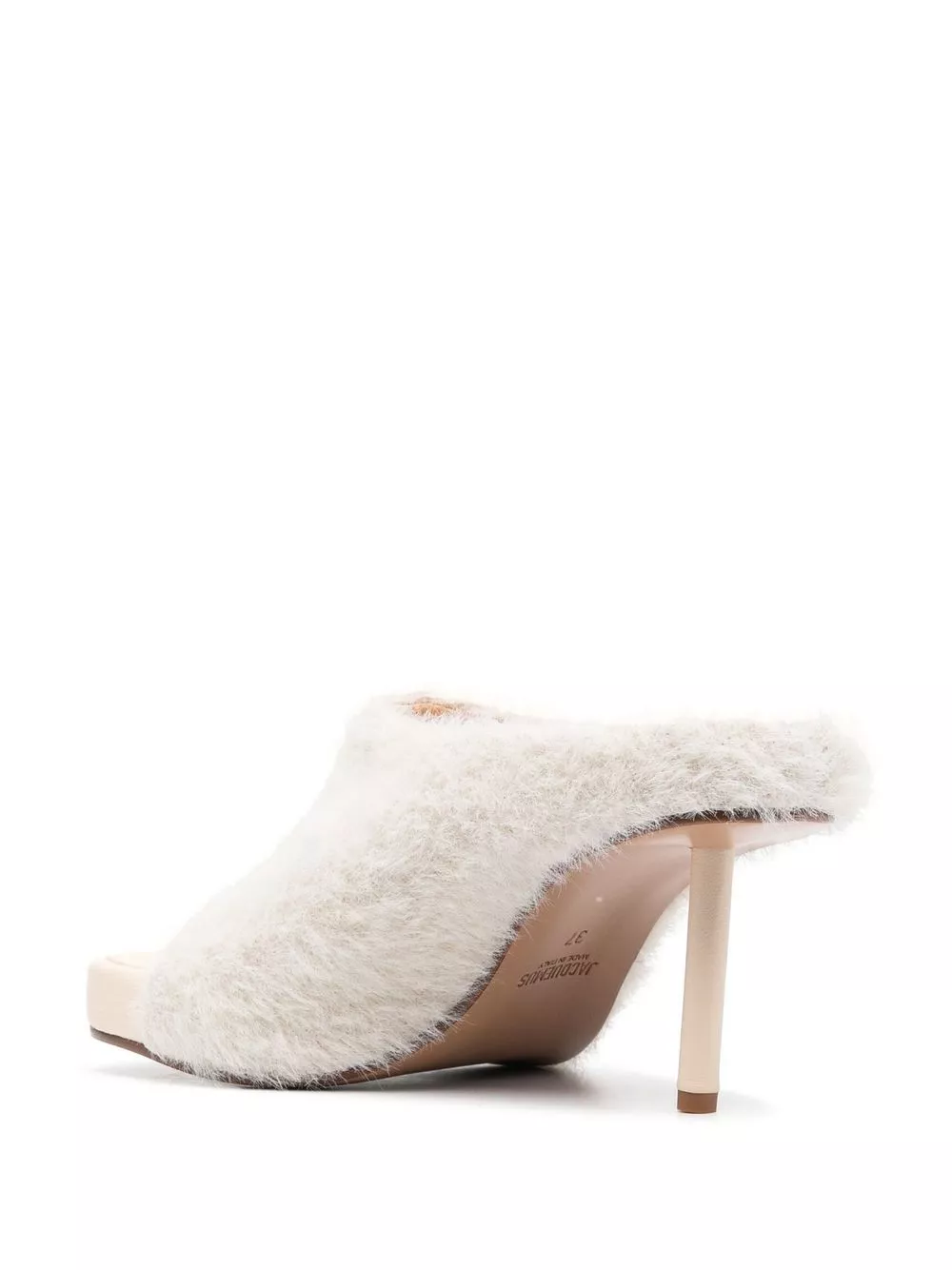 Best place to buy Jacquemus 100mm knitted square-toe mules Women 0124