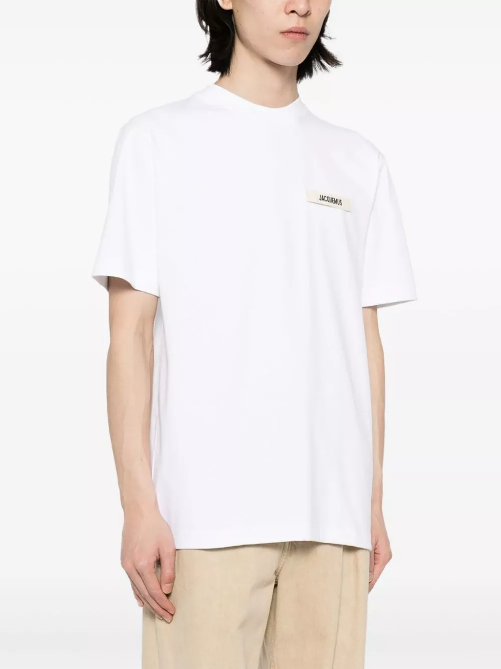 How to buy smart Jacquemus Le T-shirt Gros Grain top Men 0131