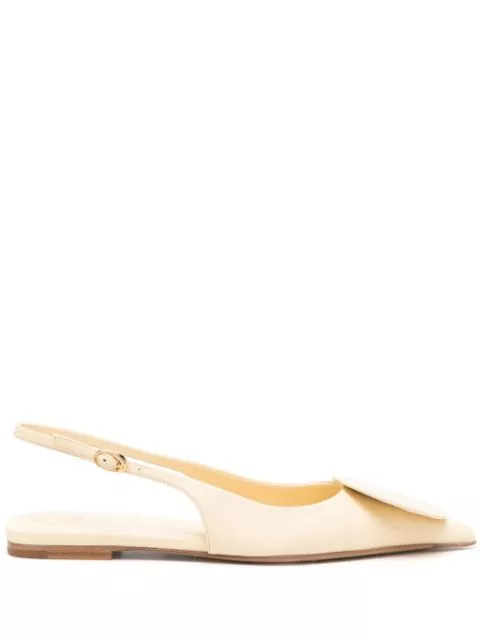 Cheapest way to buy Jacquemus Les Slingback Duelo Plates ballerina shoes Women 0124