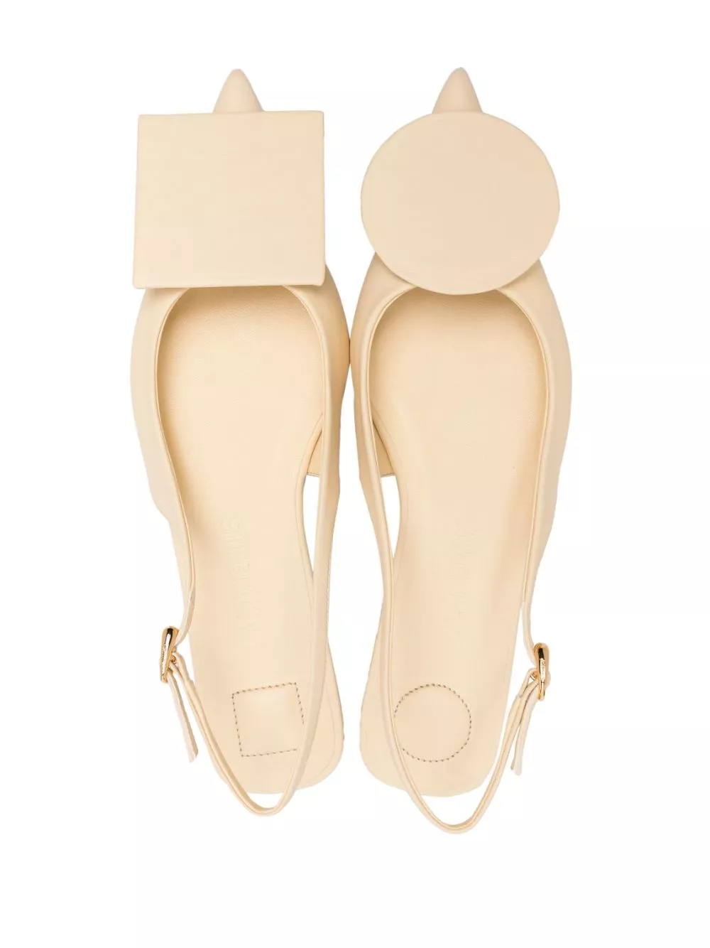 Cheapest way to buy Jacquemus Les Slingback Duelo Plates ballerina shoes Women 0124