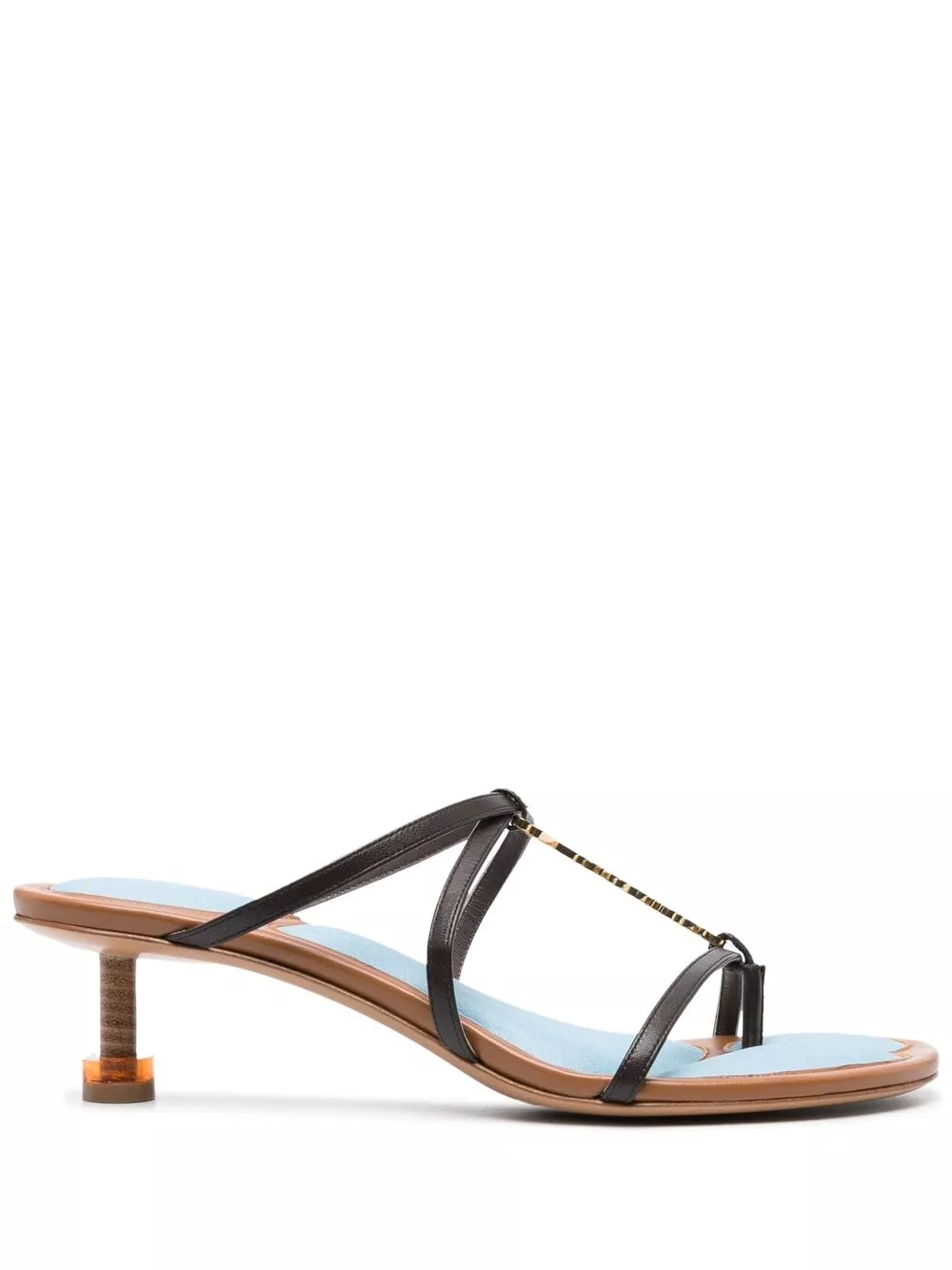 Jacquemus Pralu 45mm leather sandals Women 0114