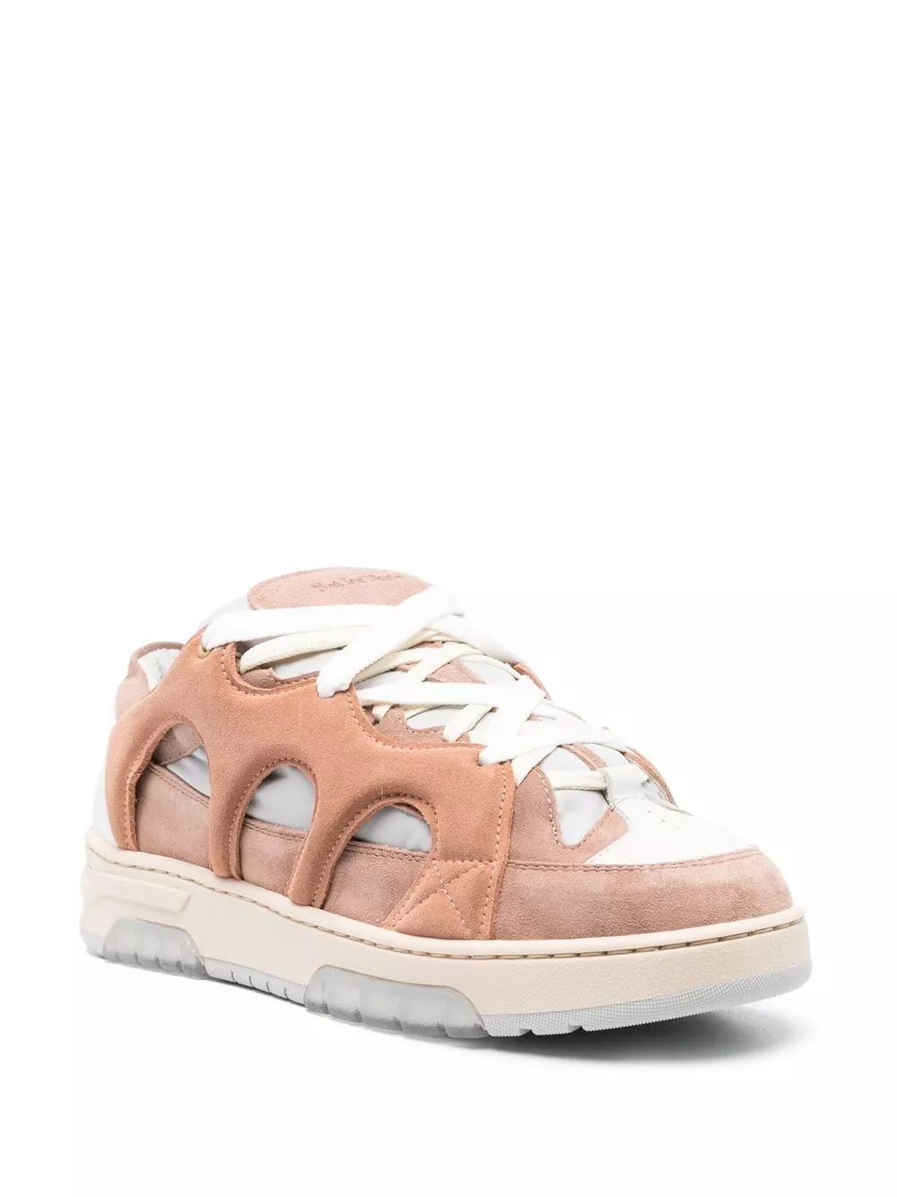 Where to shop Jacquemus panelled lace-up sneakers Men 0125