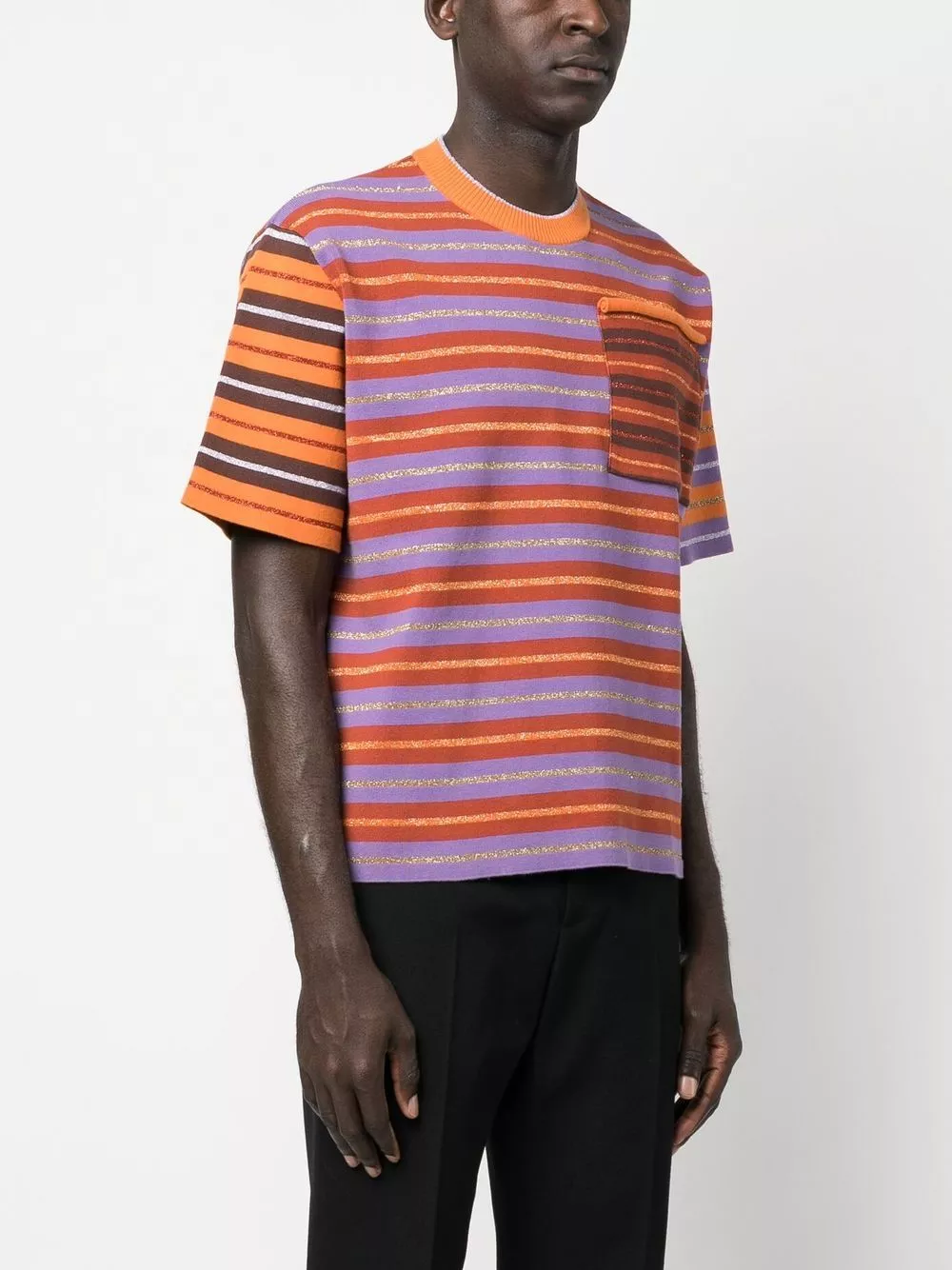 Best prices for authentic Jacquemus stripe-print T-shirt Men 0204