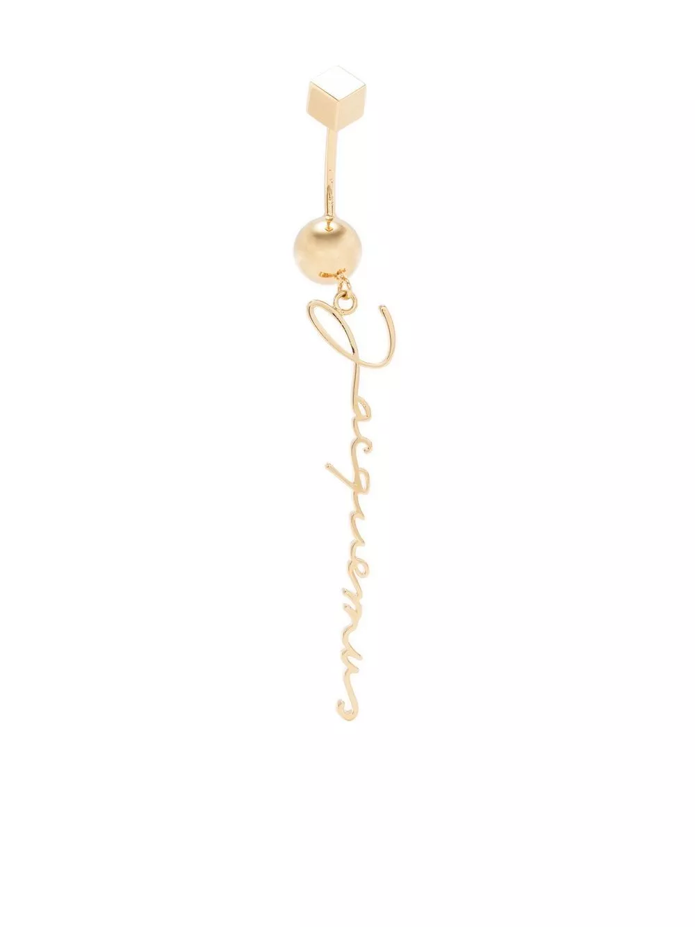 Online shopping savings Jacquemus Le piercing Signature belly bar Women 0205