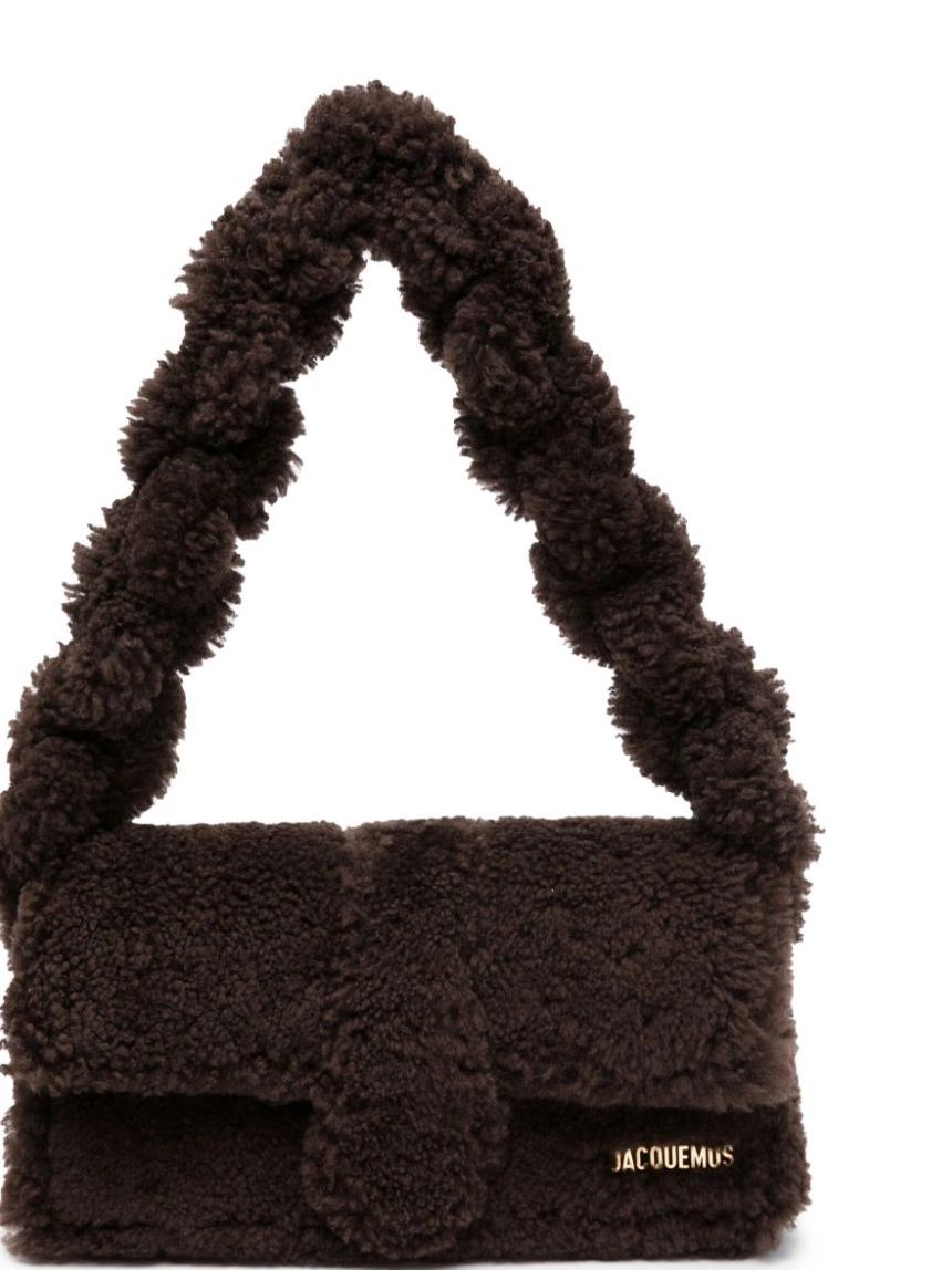 Best buys for cheap Le Jacquemus bag Bambidou shearling Women shoulder 0214