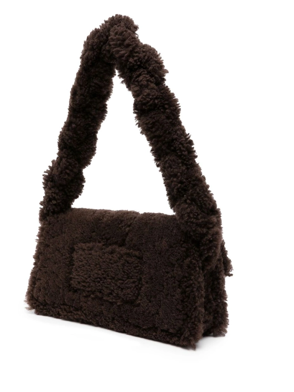 Best buys for cheap Le Jacquemus bag Bambidou shearling Women shoulder 0214