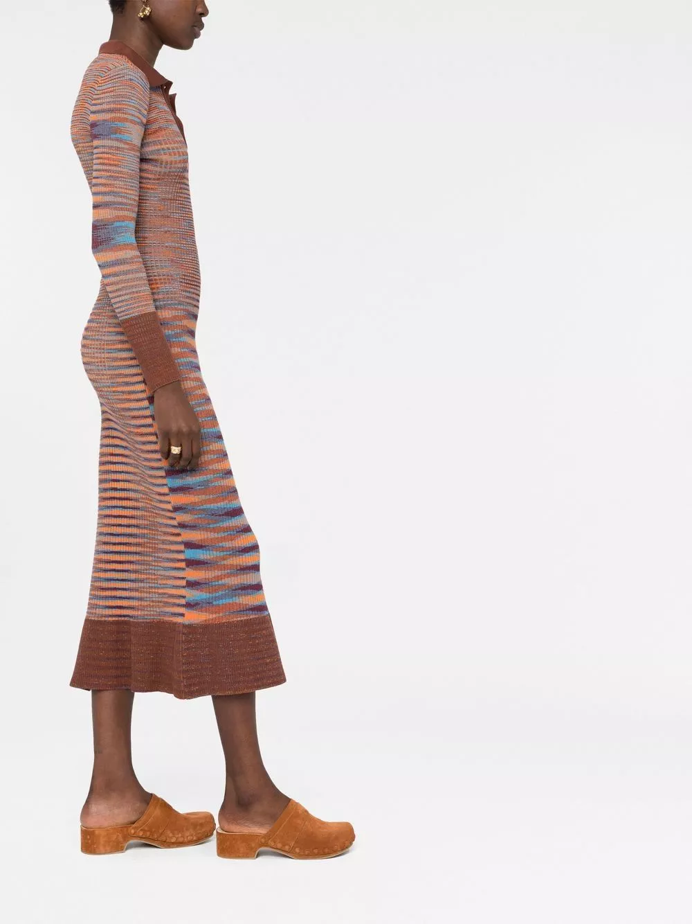 Best discount prices Jacquemus Zucca striped knit dress Women 0201