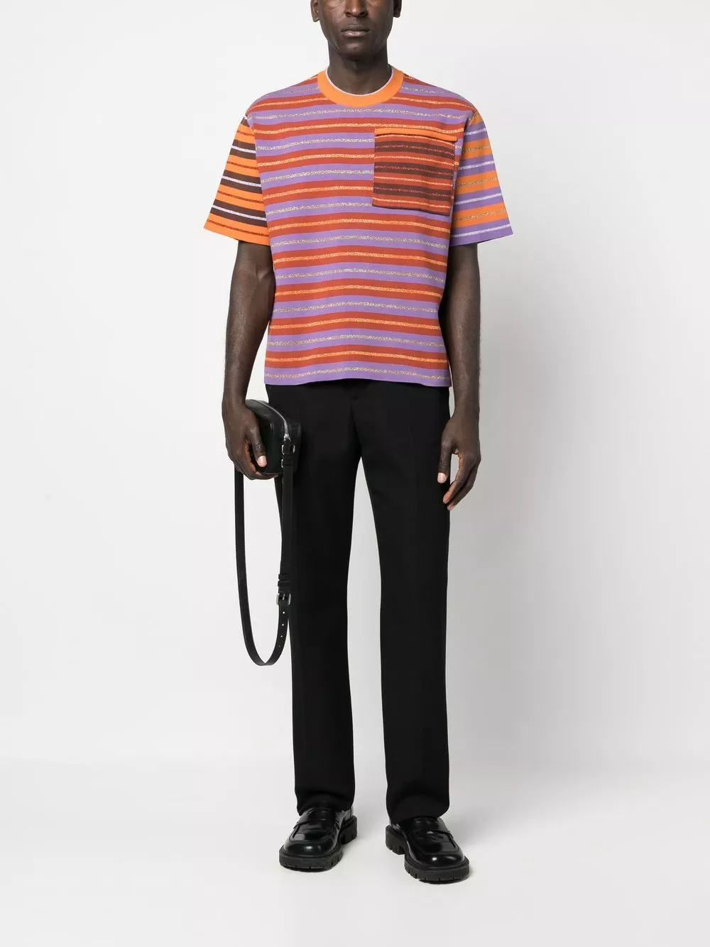 Best prices for authentic Jacquemus stripe-print T-shirt Men 0204