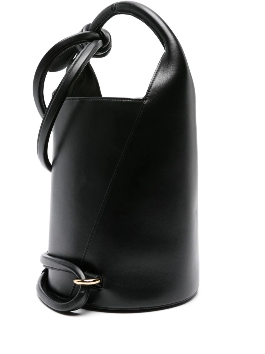 Online cheap shopping leather bucket bag Jacquemus Tourni Women petit Le 0311